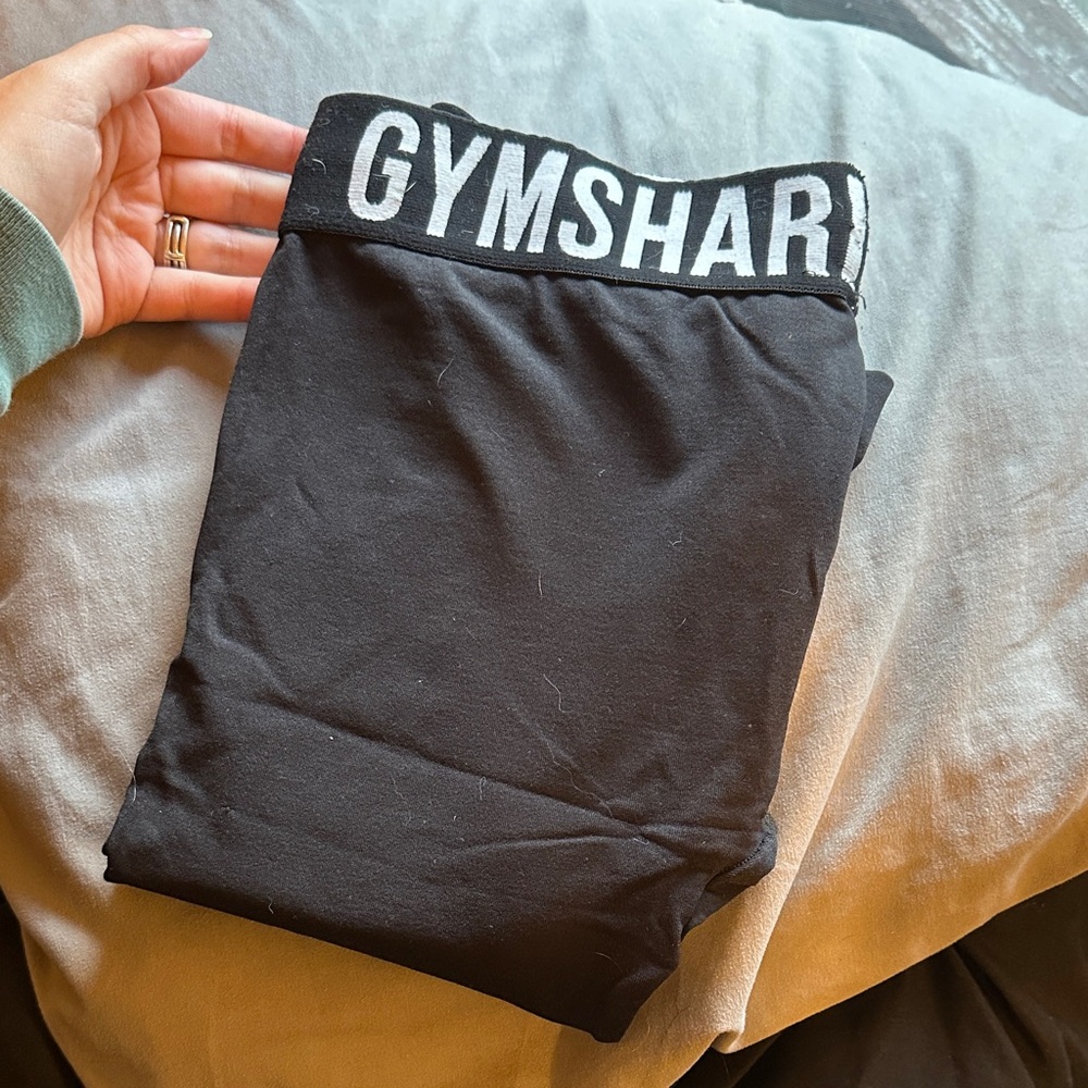 Gymshark Black Seamless Leggings with Band